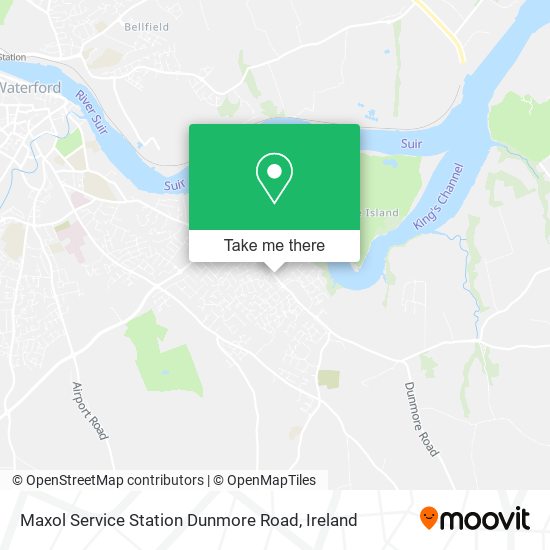 Maxol Service Station Dunmore Road map