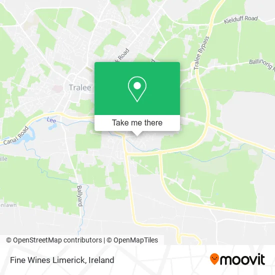 Fine Wines Limerick map