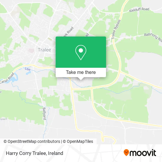 Harry Corry Tralee map