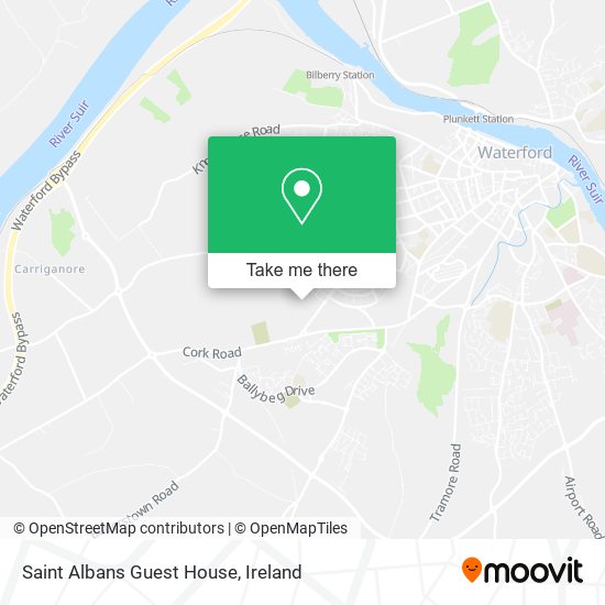 Saint Albans Guest House map