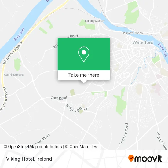 Viking Hotel map