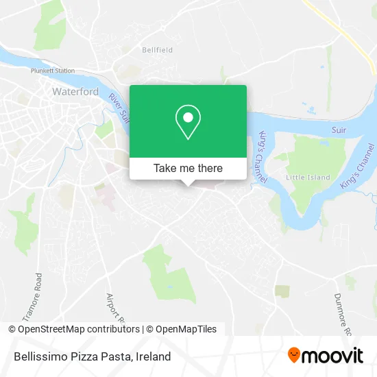 Bellissimo Pizza Pasta map
