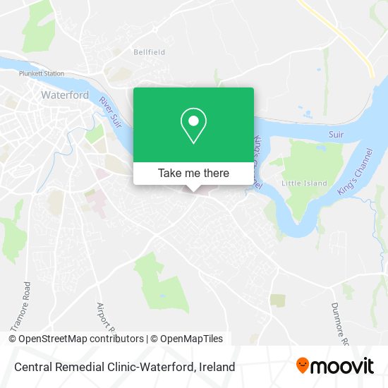 Central Remedial Clinic-Waterford map