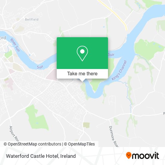 Waterford Castle Hotel map