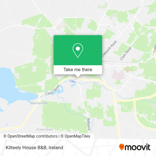 Kilteely House B&B map