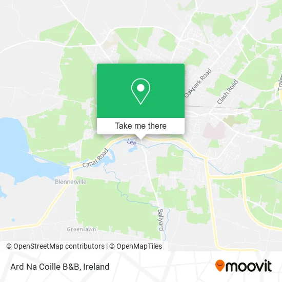 Ard Na Coille B&B map