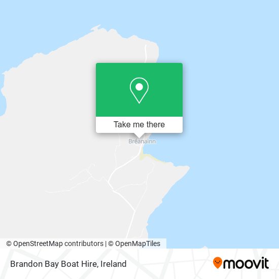 Brandon Bay Boat Hire map