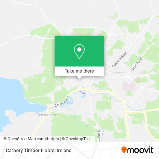 Carbery Timber Floors map