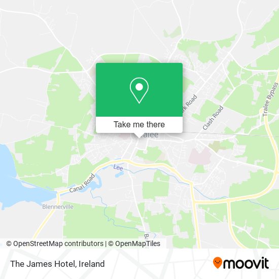 The James Hotel map