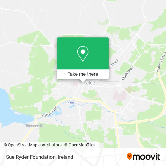 Sue Ryder Foundation map