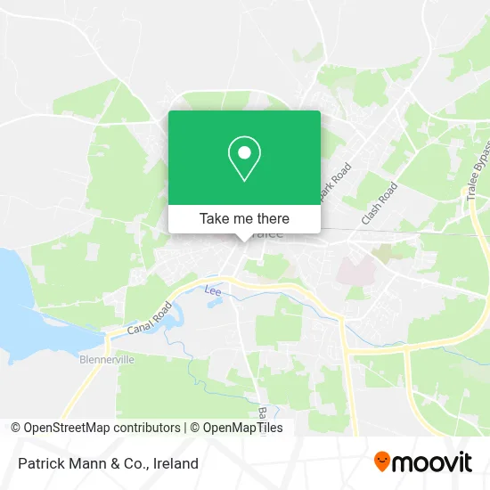 Patrick Mann & Co. map