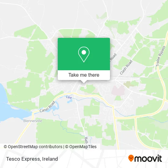 Tesco Express map