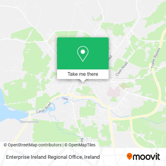 Enterprise Ireland Regional Office map