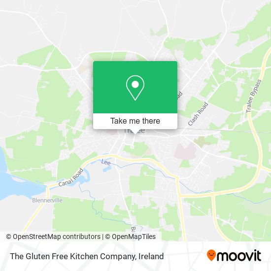 The Gluten Free Kitchen Company map