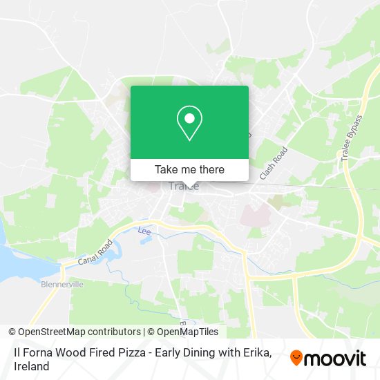 Il Forna Wood Fired Pizza - Early Dining with Erika map