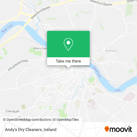Andy's Dry Cleaners map