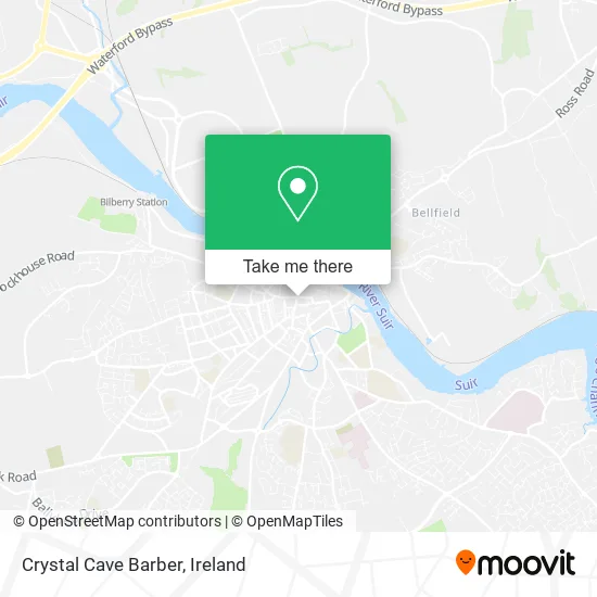 Crystal Cave Barber map