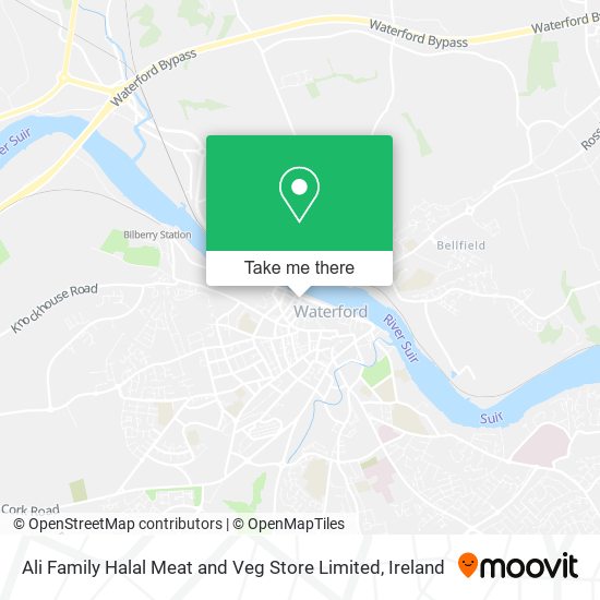 Ali Family Halal Meat and Veg Store Limited map