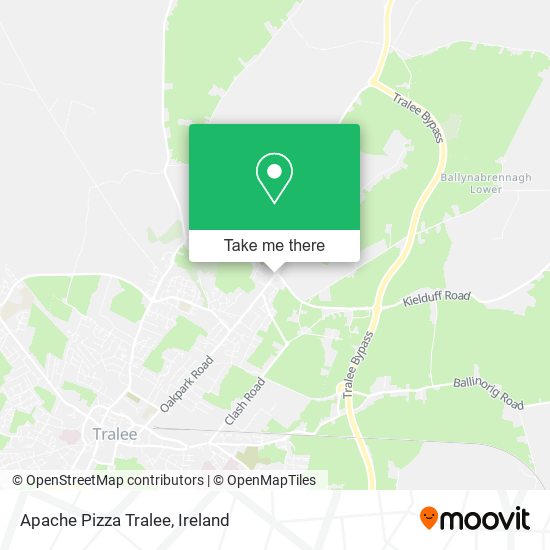 Apache Pizza Tralee map