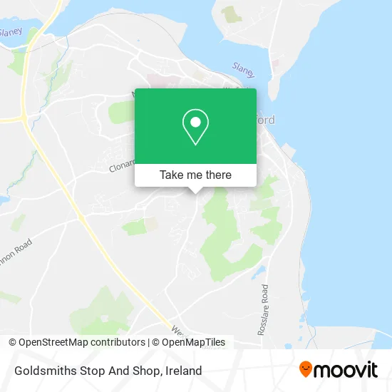 Goldsmiths Stop And Shop map
