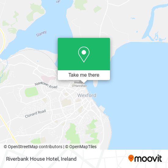 Riverbank House Hotel map