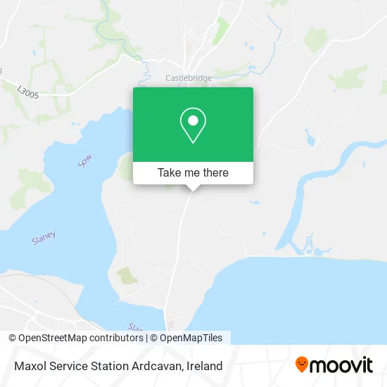 Maxol Service Station Ardcavan map