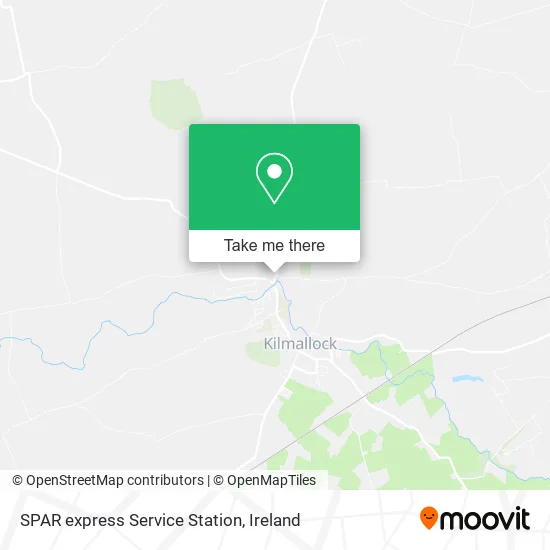 SPAR express Service Station map