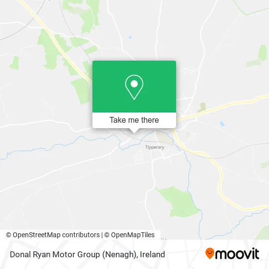 Donal Ryan Motor Group (Nenagh) map