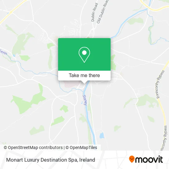 Monart Luxury Destination Spa map
