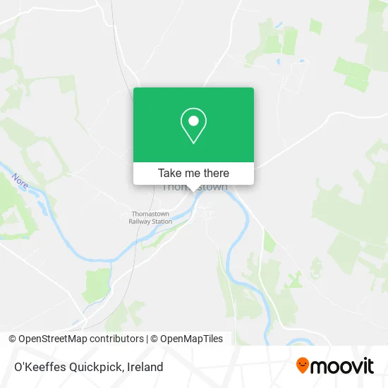 O'Keeffes Quickpick map