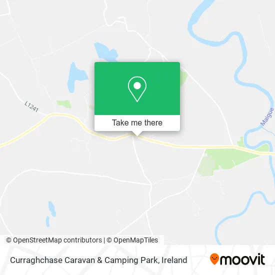 Curraghchase Caravan & Camping Park map