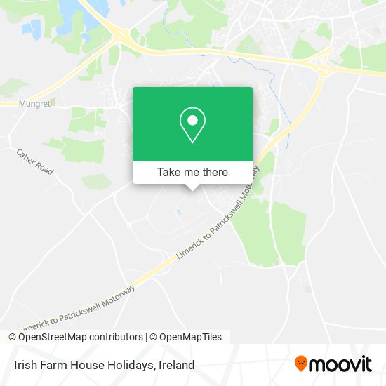 Irish Farm House Holidays map