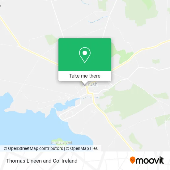 Thomas Lineen and Co map