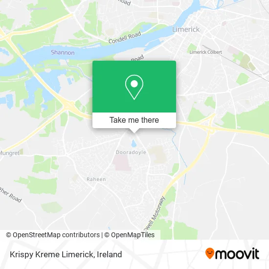 Krispy Kreme Limerick map