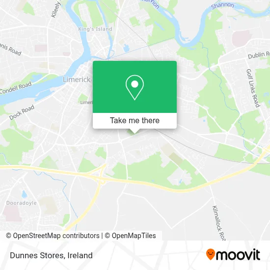 Dunnes Stores map