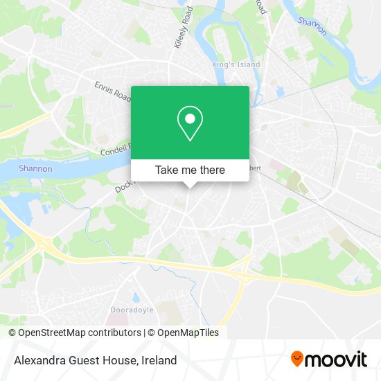 Alexandra Guest House map