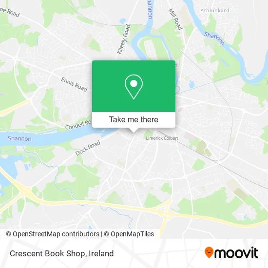 Crescent Book Shop map