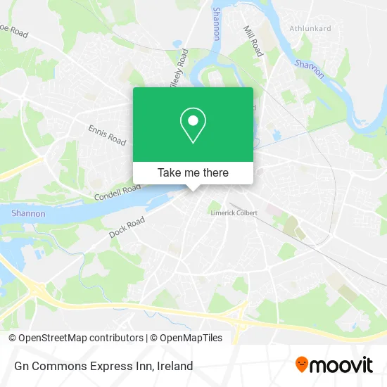 Gn Commons Express Inn map