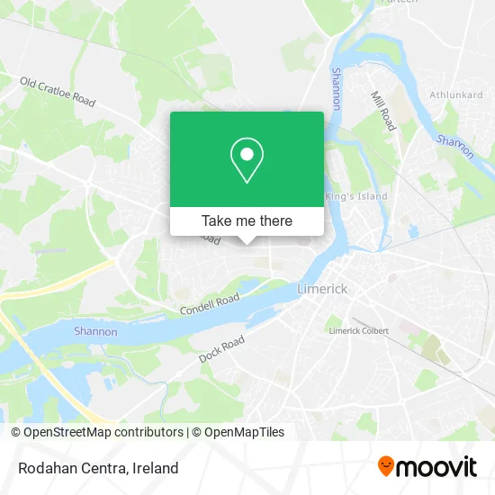 Rodahan Centra map