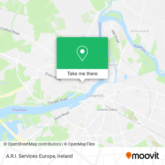 A.R.I. Services Europe map