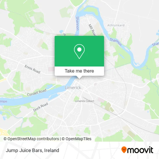 Jump Juice Bars map