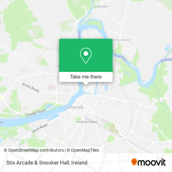 Stix Arcade & Snooker Hall map