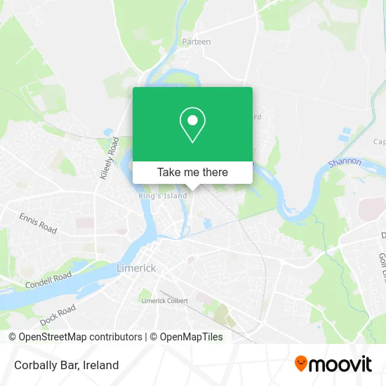 Corbally Bar map