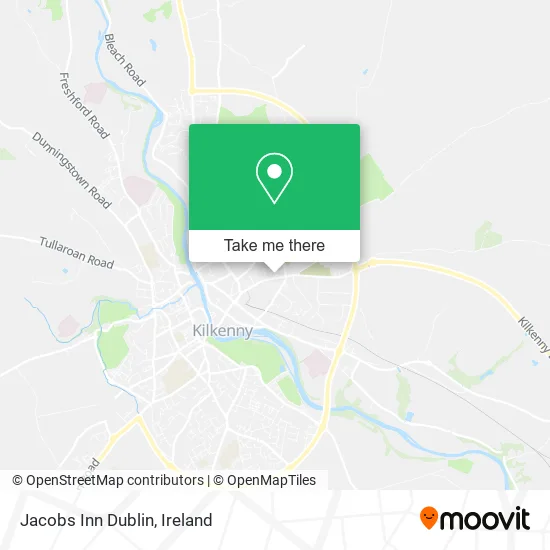 Jacobs Inn Dublin map