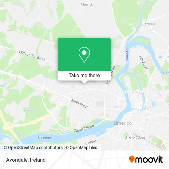 Avondale map