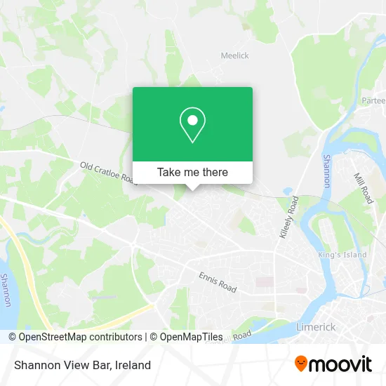 Shannon View Bar map