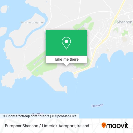 Europcar Shannon / Limerick Aeroport plan