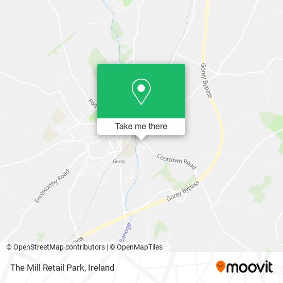 The Mill Retail Park map