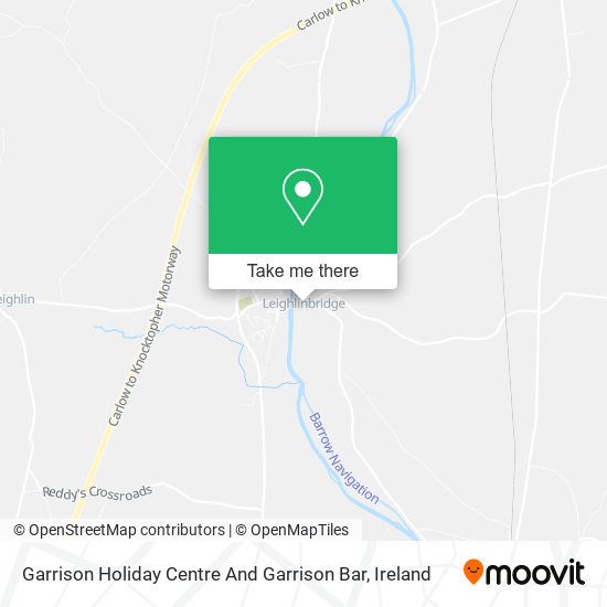 Garrison Holiday Centre And Garrison Bar map