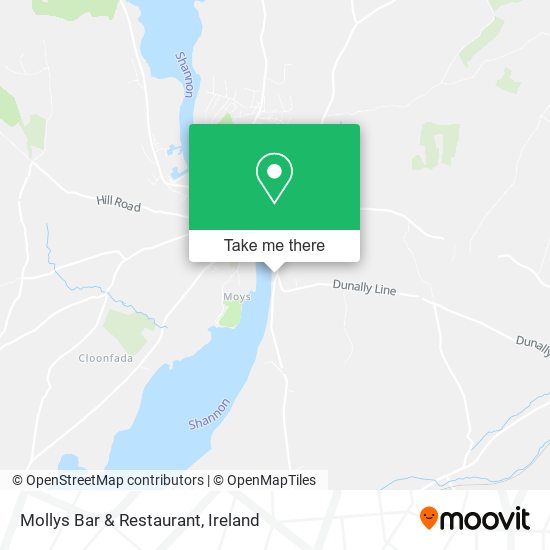 Mollys Bar & Restaurant map